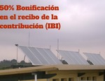 Bonificación en el recibo de la contribución (IBI)