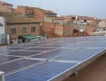 Instalación solar fotovolatica para grupo de viviendas adosadas