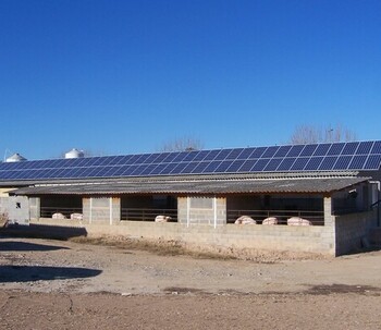 Energía solar fotovoltaica para nave ganadera