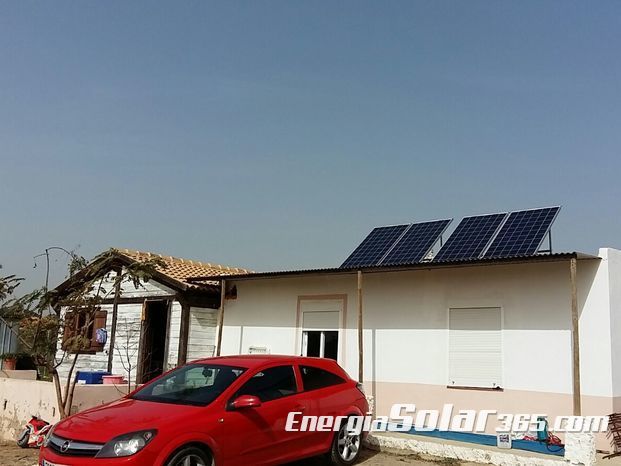 Instalacion fotovoltaica aislada de la red electrica